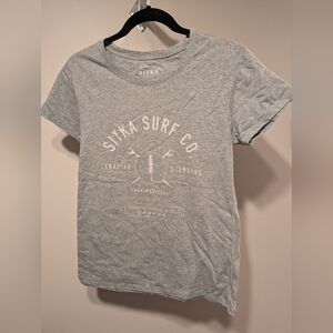 Unisex Grey Sitka Graphic Tee